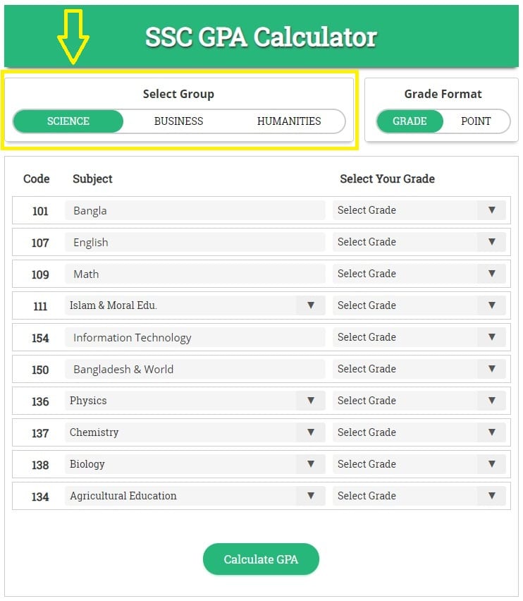 SSC GPA Calculator & Grading System [New Update 2023]